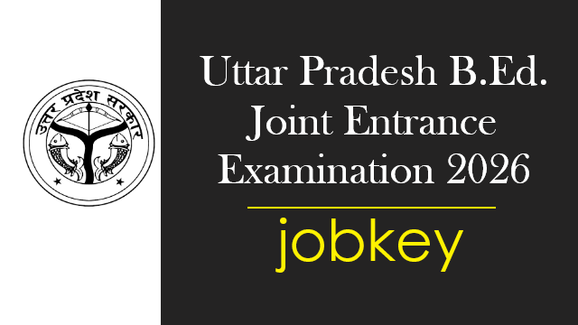 UPBED Admission 2026 Online Form-jobkey